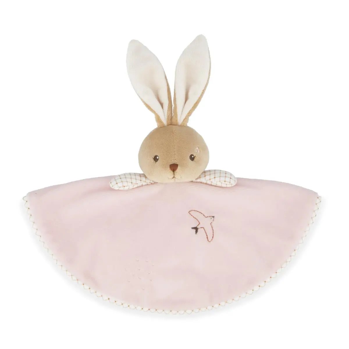 K214016  ROUND PINK RABBIT SOFT TOY Kaloo