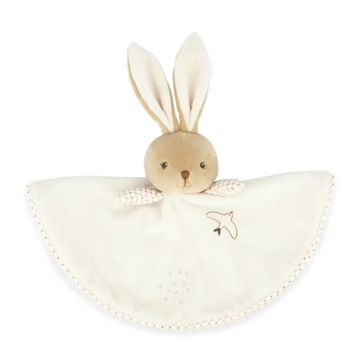 K214019  ROUND CREAM RABBIT SOFT TOY Kaloo