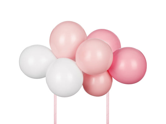 Balloon cake topper, pink, 29 cm (KBT3-081)