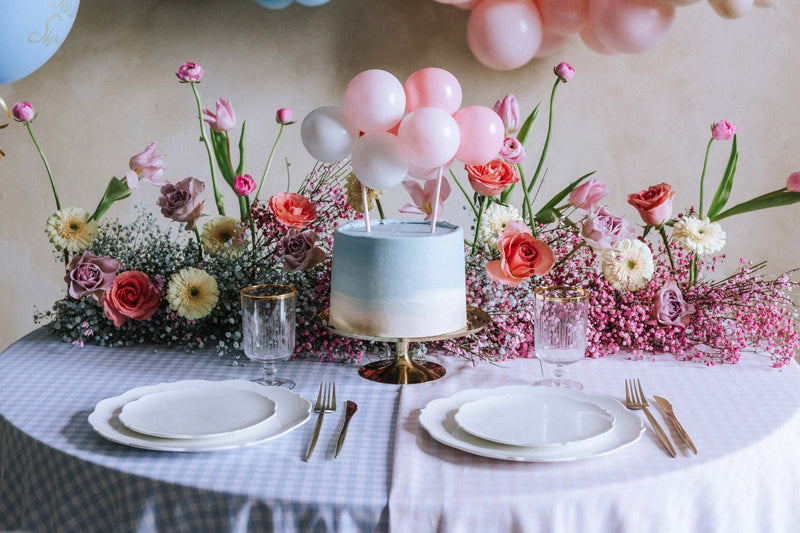 Balloon cake topper, pink, 29 cm (KBT3-081)