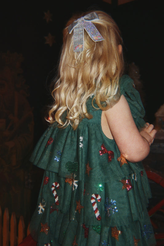 Yvonne Christmas Dress - Hunter Green (2026)