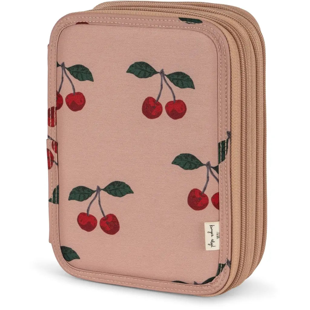 (KS100195) CLOVER MAXI PENCIL CASE - Ma Grande Cerise Konges Slojd