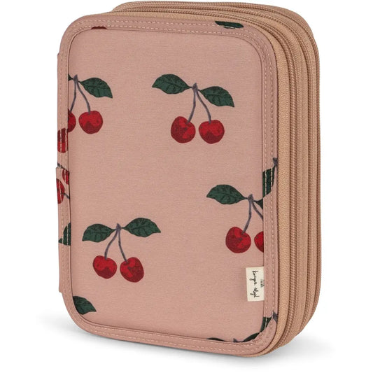 (KS100195) CLOVER MAXI PENCIL CASE - Ma Grande Cerise Konges Slojd