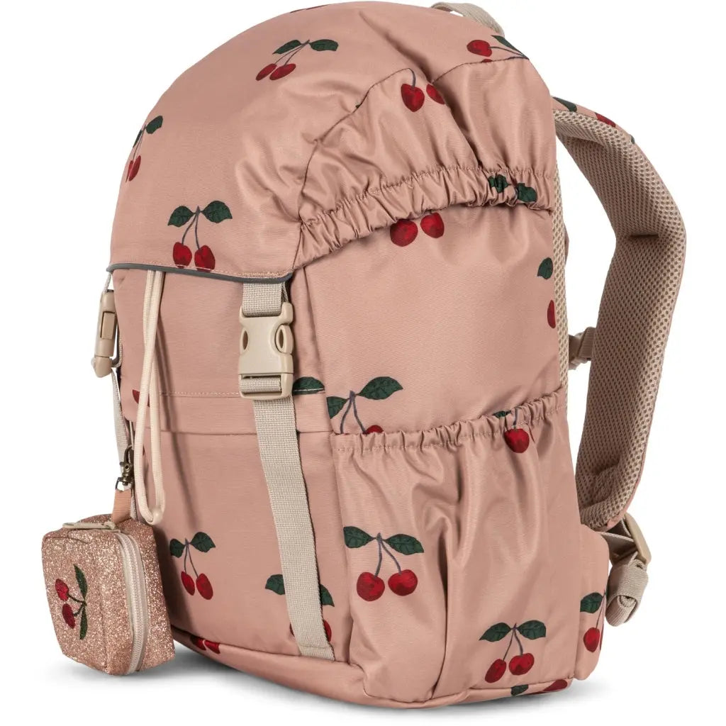 (KS100197)  CLOVER SCHOOLBAG -  MA GRANDE CERISE MAHOGANY Konges Slojd
