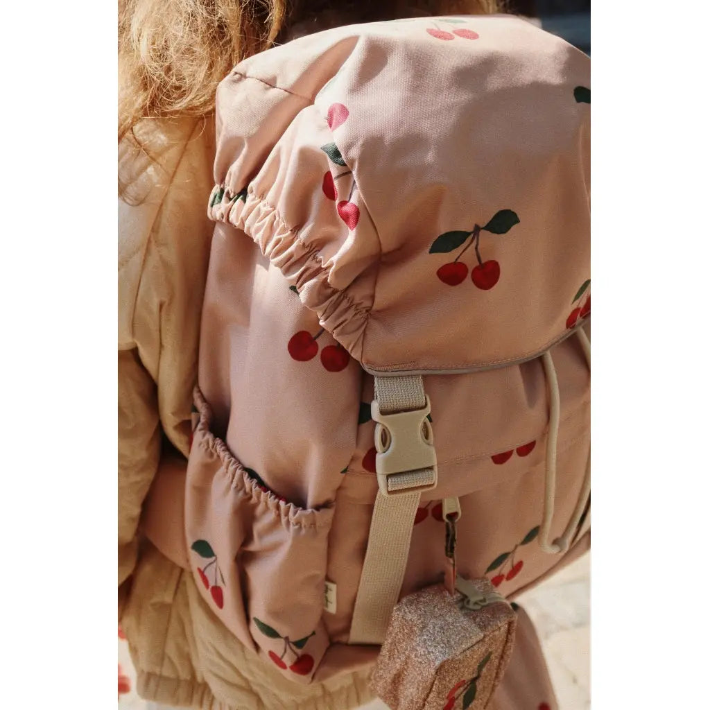 (KS100197)  CLOVER SCHOOLBAG -  MA GRANDE CERISE MAHOGANY Konges Slojd