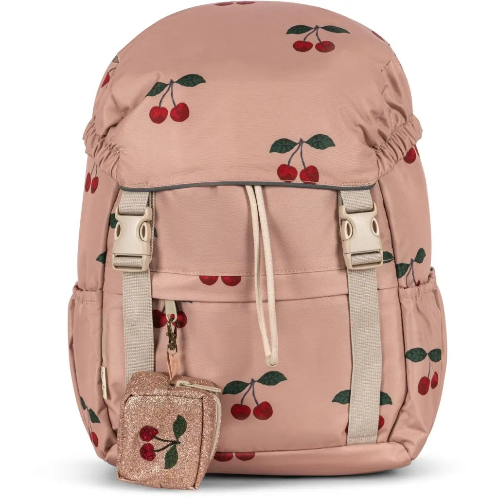 (KS100197)  CLOVER SCHOOLBAG -  MA GRANDE CERISE MAHOGANY Konges Slojd
