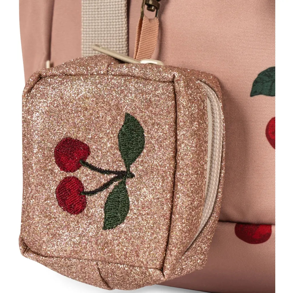 (KS100197)  CLOVER SCHOOLBAG -  MA GRANDE CERISE MAHOGANY Konges Slojd