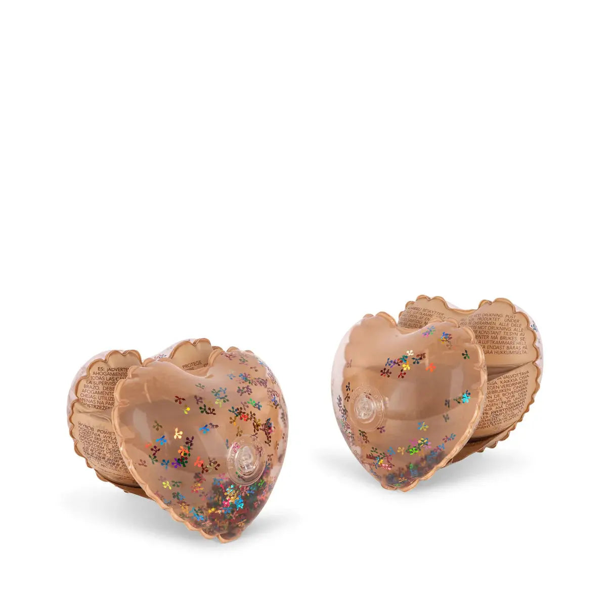 (KS100574) Water Wings heart transparent Multi cherry Blush Konges Slojd