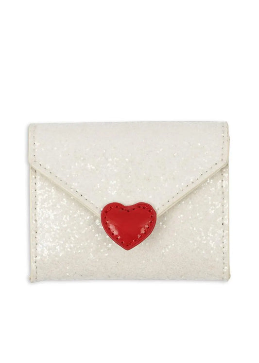 (KS101573) Love letter wallet - Cream Konges Slojd