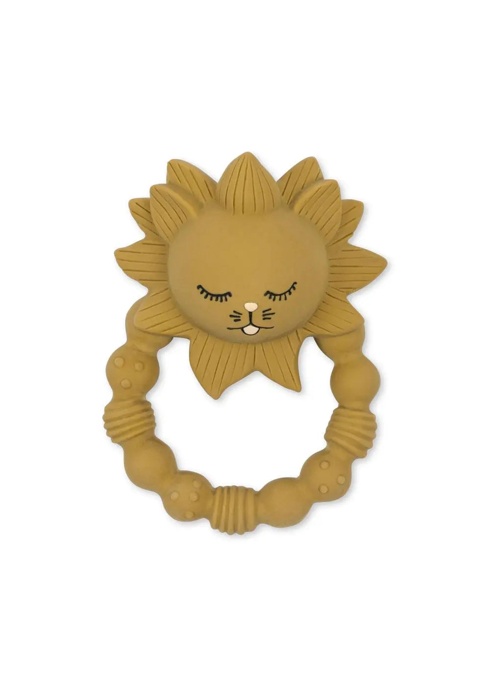 KS101705 Teether Ring Lion Konges Slojd