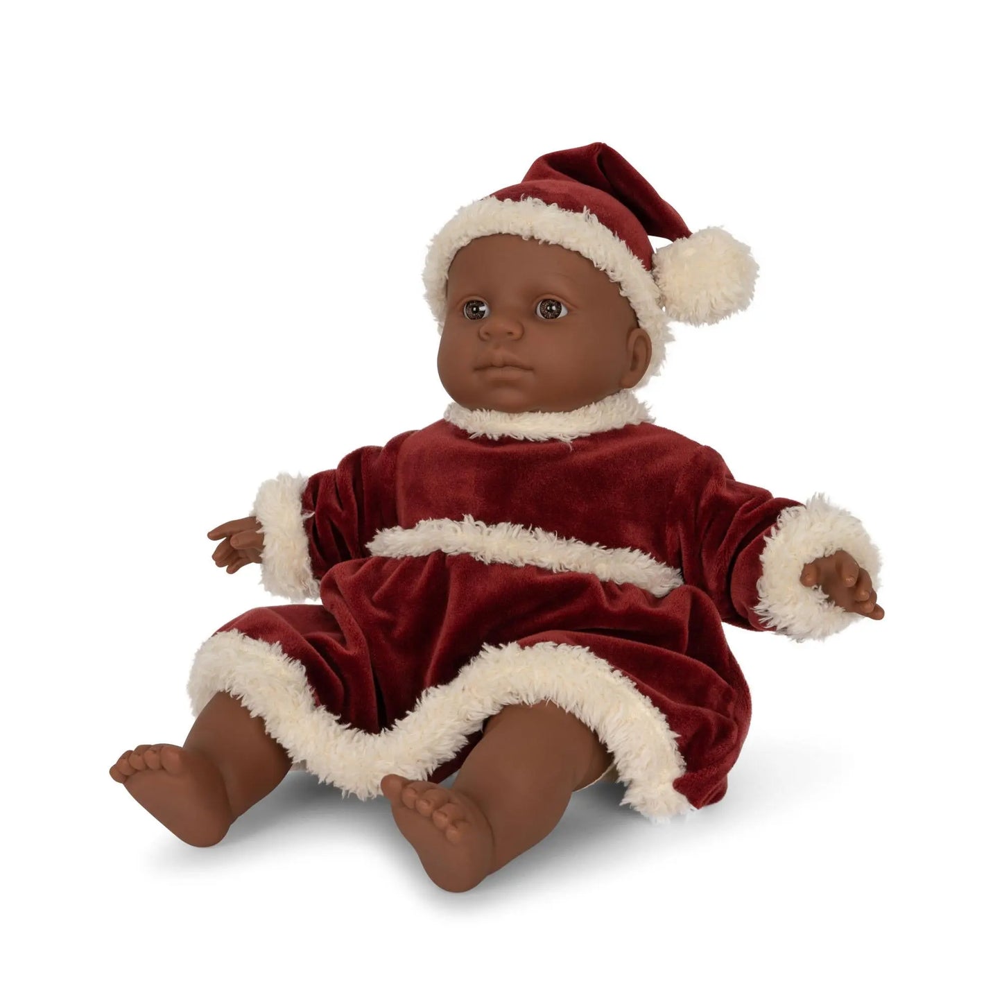 KS101947 Doll Christmas Dress GRS - Jolly Red Konges Slojd