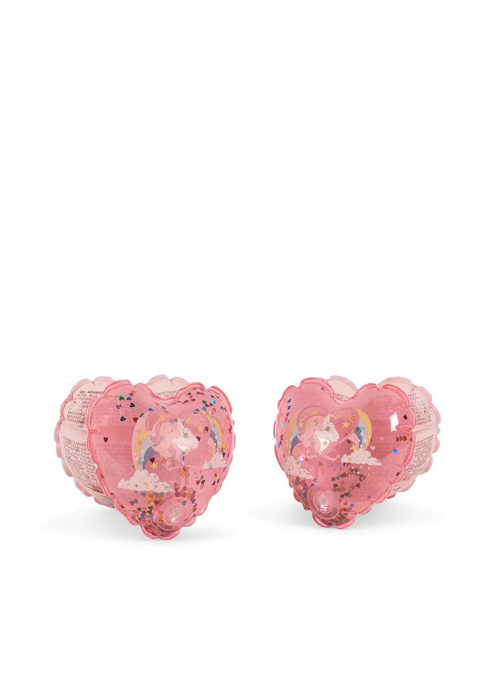 KS102551- Water Wings - Heart Transparent Konges Slojd