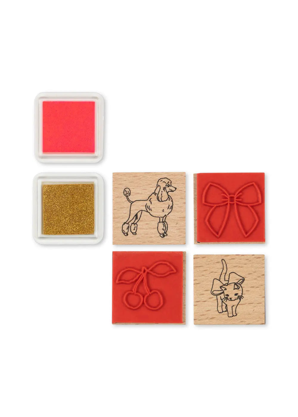 KS103767 CREATIVE ART CADDY - Rose Glitter Konges Slojd