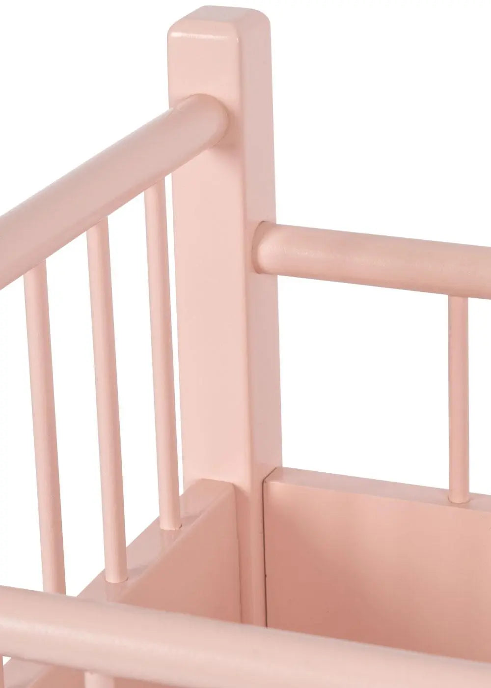 KS103770 Doll Bed Wood - Pink Konges Slojd