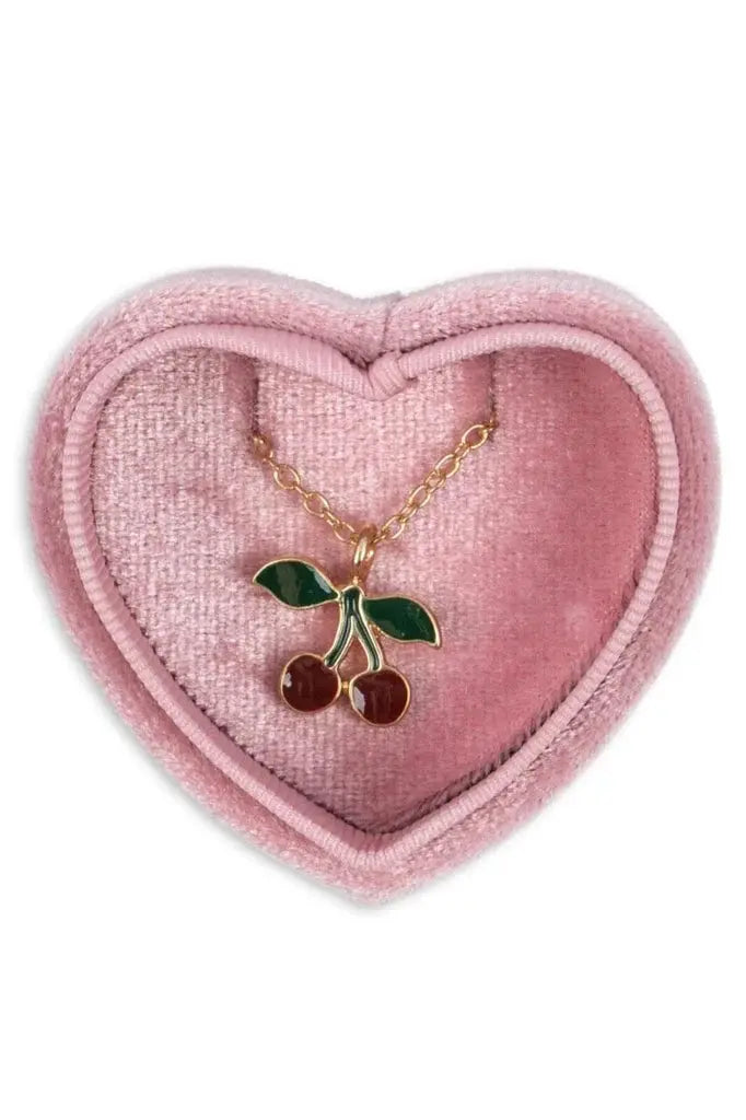 KS103860 Necklace box cherry Konges Slojd