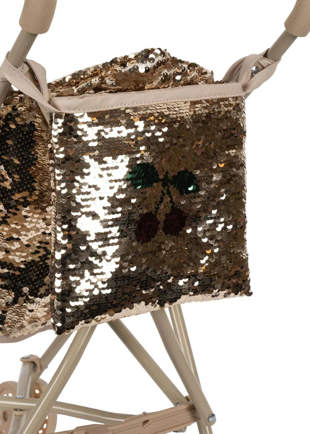 KS103986 SPARKLY DOLL STROLLER - Cherry Konges Slojd