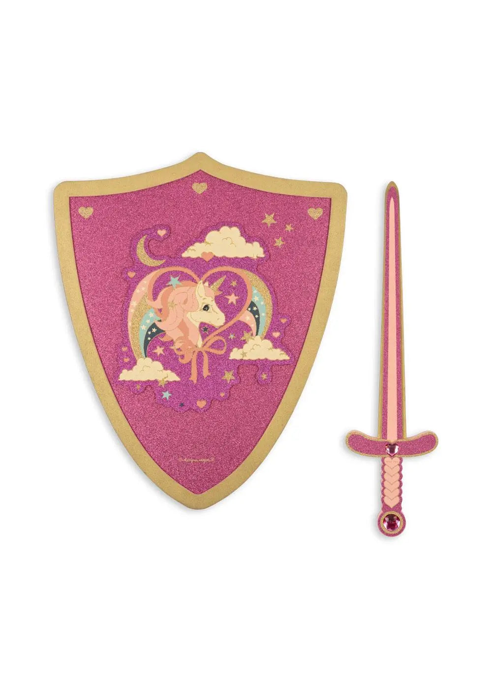 KS104007 Shield and Sword - Pink Konges Slojd