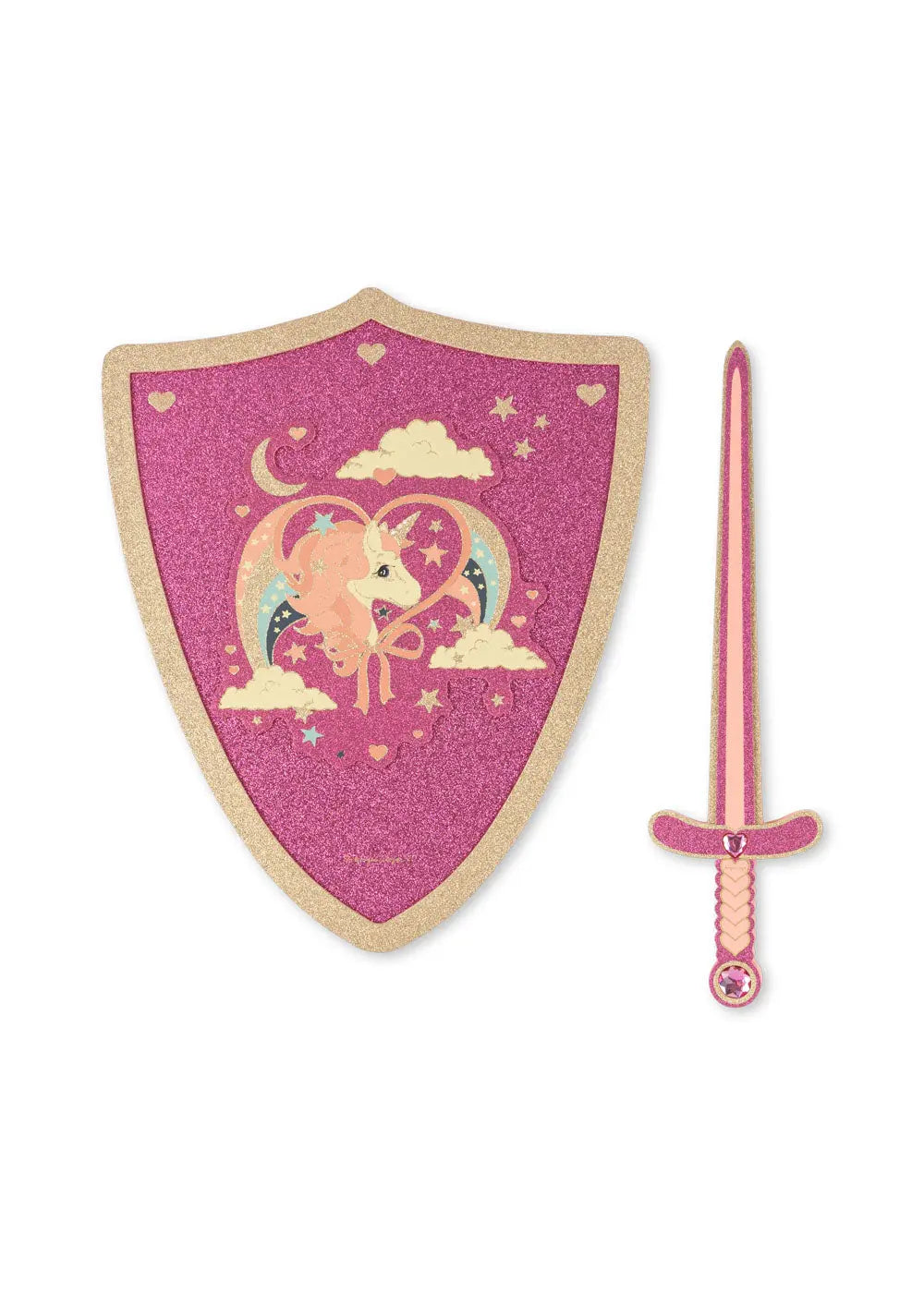 KS104007 Shield and Sword - Pink Konges Slojd