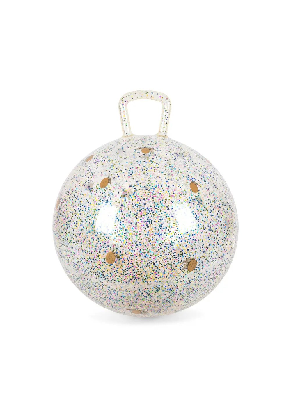 KS104239 Glittery jump ball - Lemon Konges Slojd