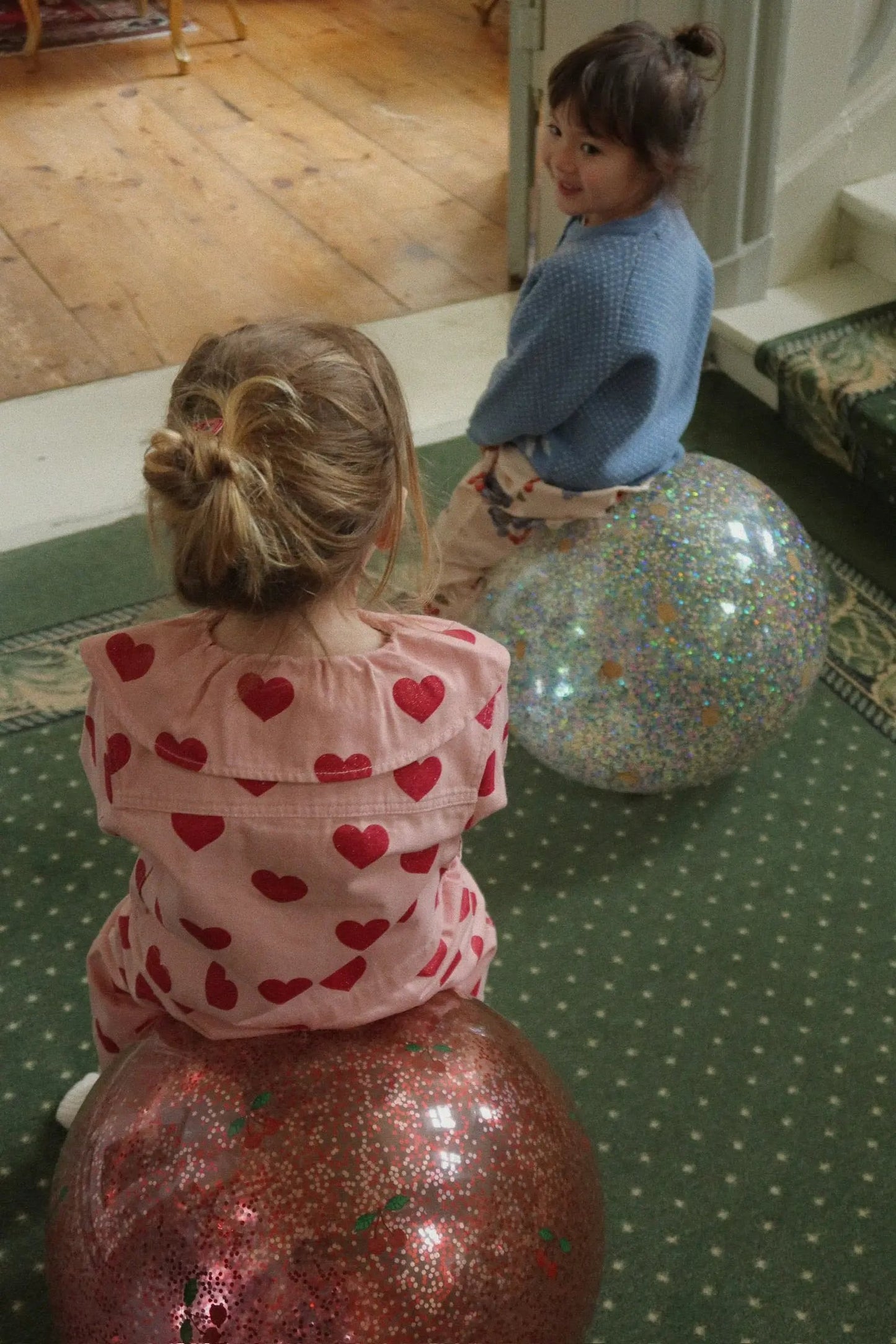 KS104239 Glittery jump ball - Lemon Konges Slojd