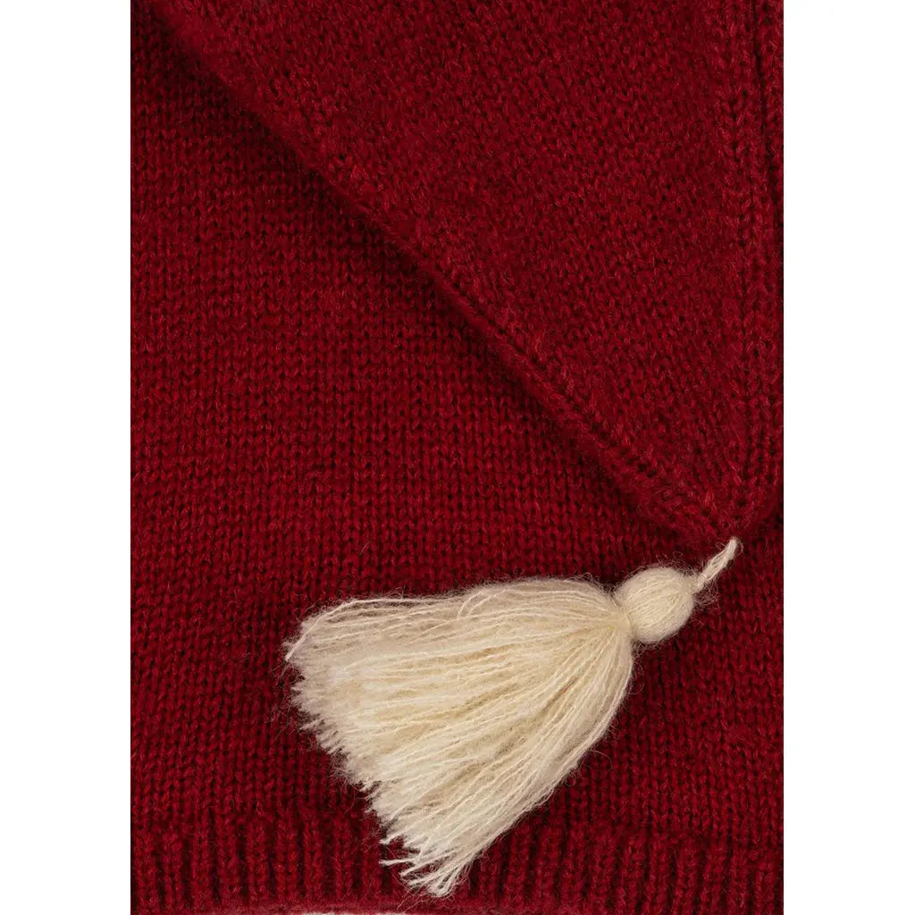 (KS104259)Red Wool Hat Santa Claus Konges Slojd