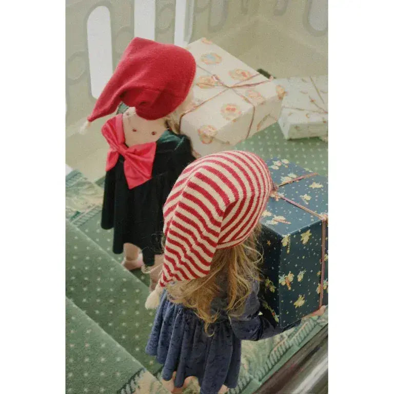 (KS104259)Red Wool Hat Santa Claus Konges Slojd