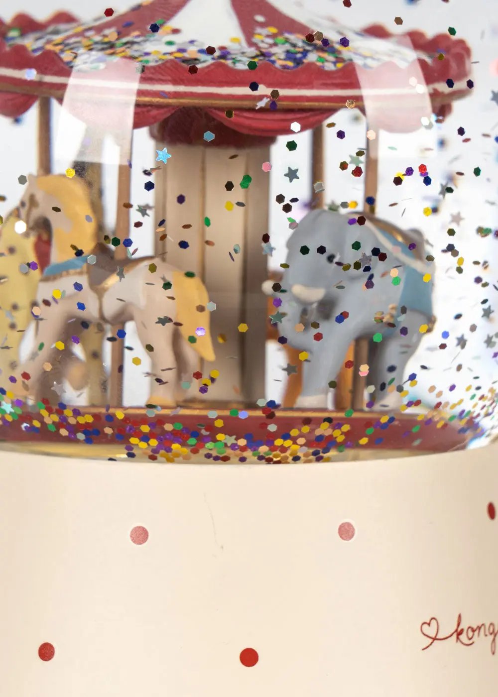 KS104305 Sparkling Glow Ball - Multi Konges Slojd