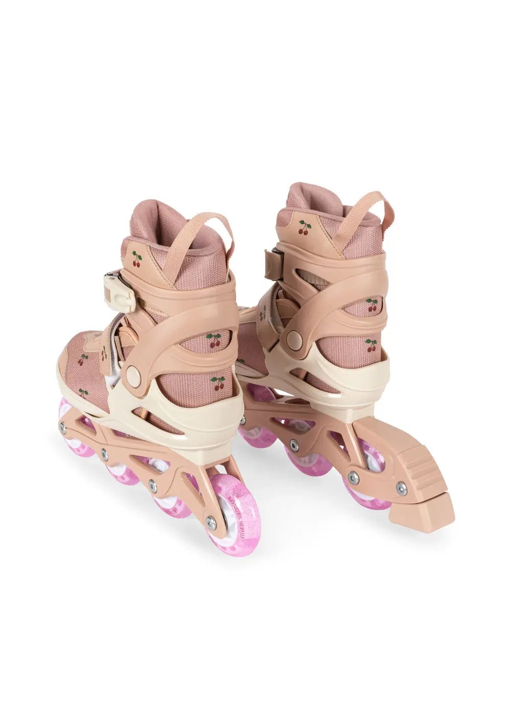 (KS104417) Light Up Roller Skates  -Cherry Blush Konges Slojd