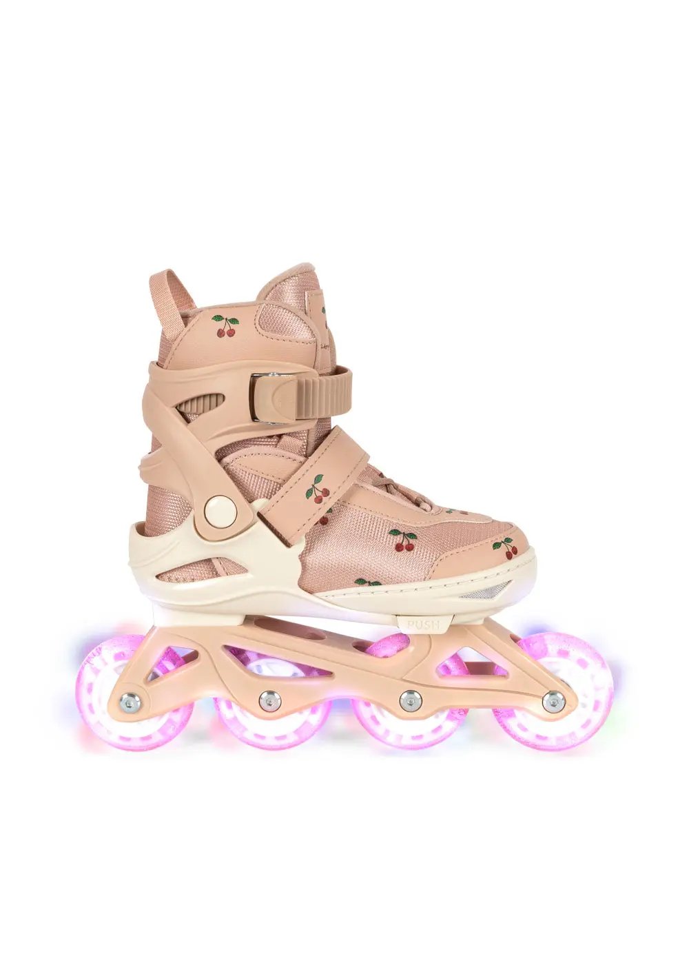(KS104417) Light Up Roller Skates  -Cherry Blush Konges Slojd