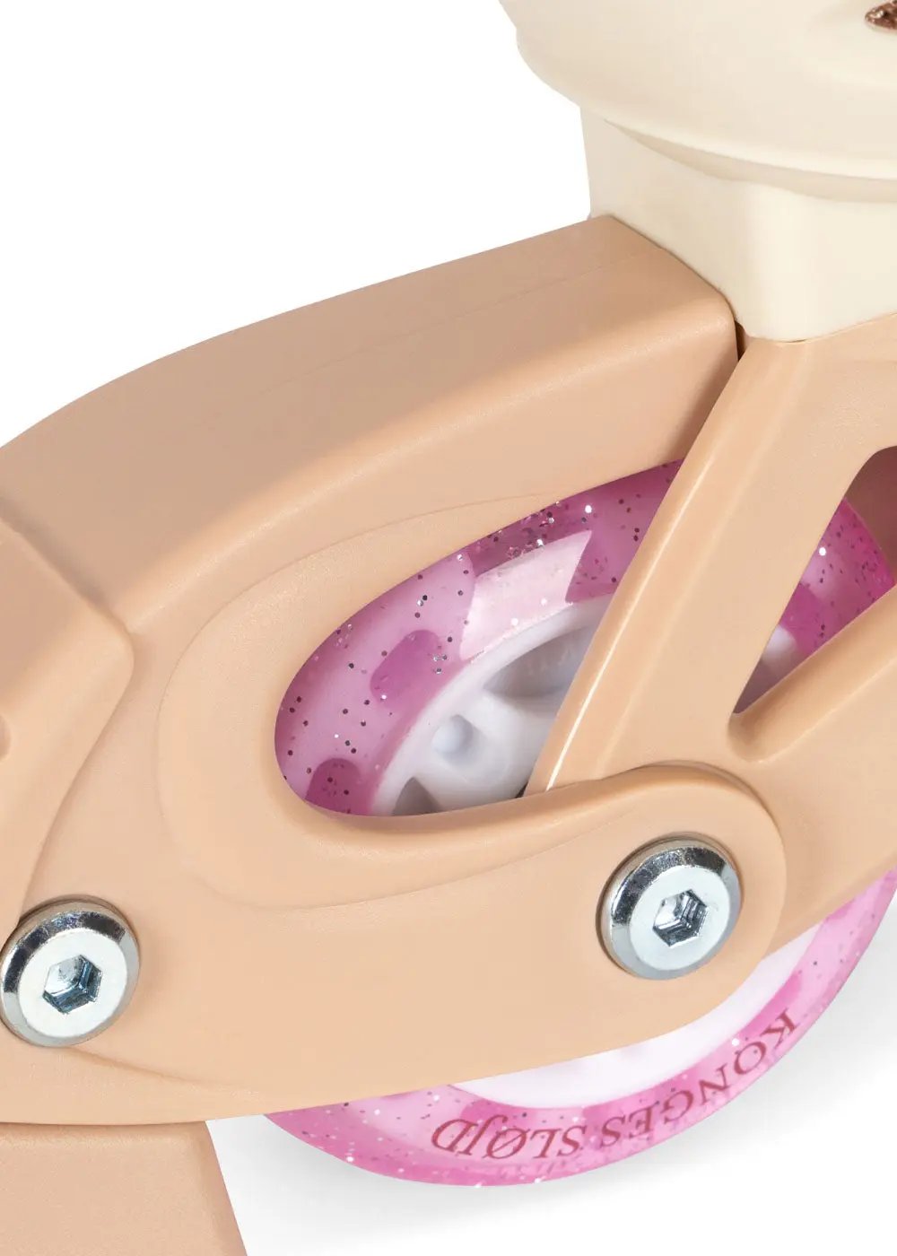 (KS104417) Light Up Roller Skates  -Cherry Blush Konges Slojd