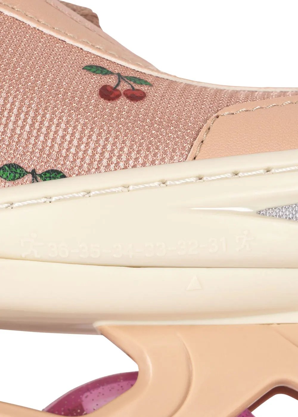 (KS104417) Light Up Roller Skates  -Cherry Blush Konges Slojd