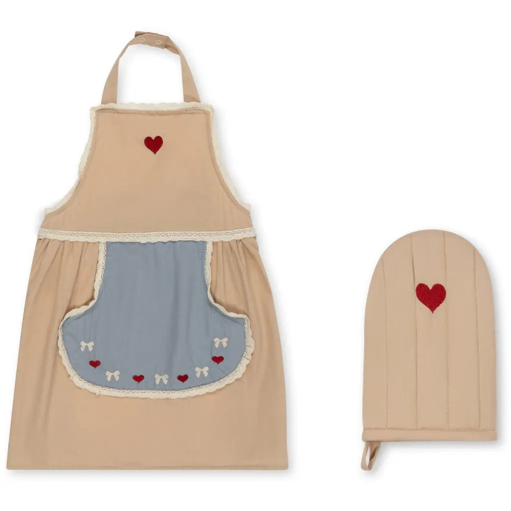(KS6426) KIDS APRON SCALLOP Konges Slojd