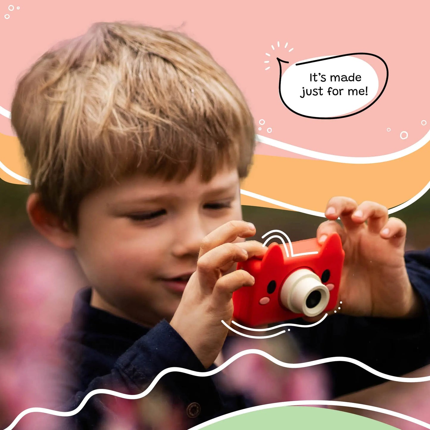 Kidamento - Akito the Fox - Kids Digital Camera - Model C Kidamento