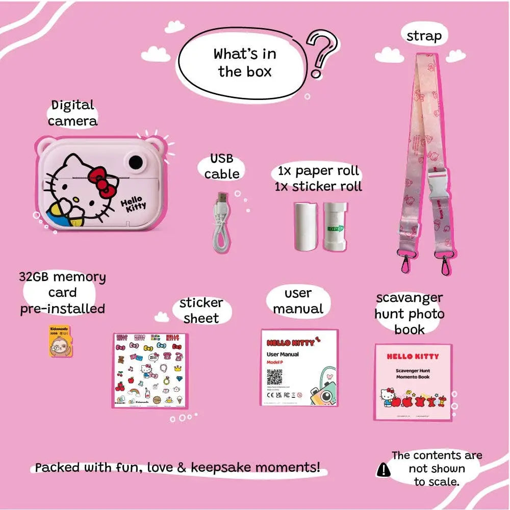 Kidamento - Hello Kitty - Print and Digital Camera – Model P Kidamento