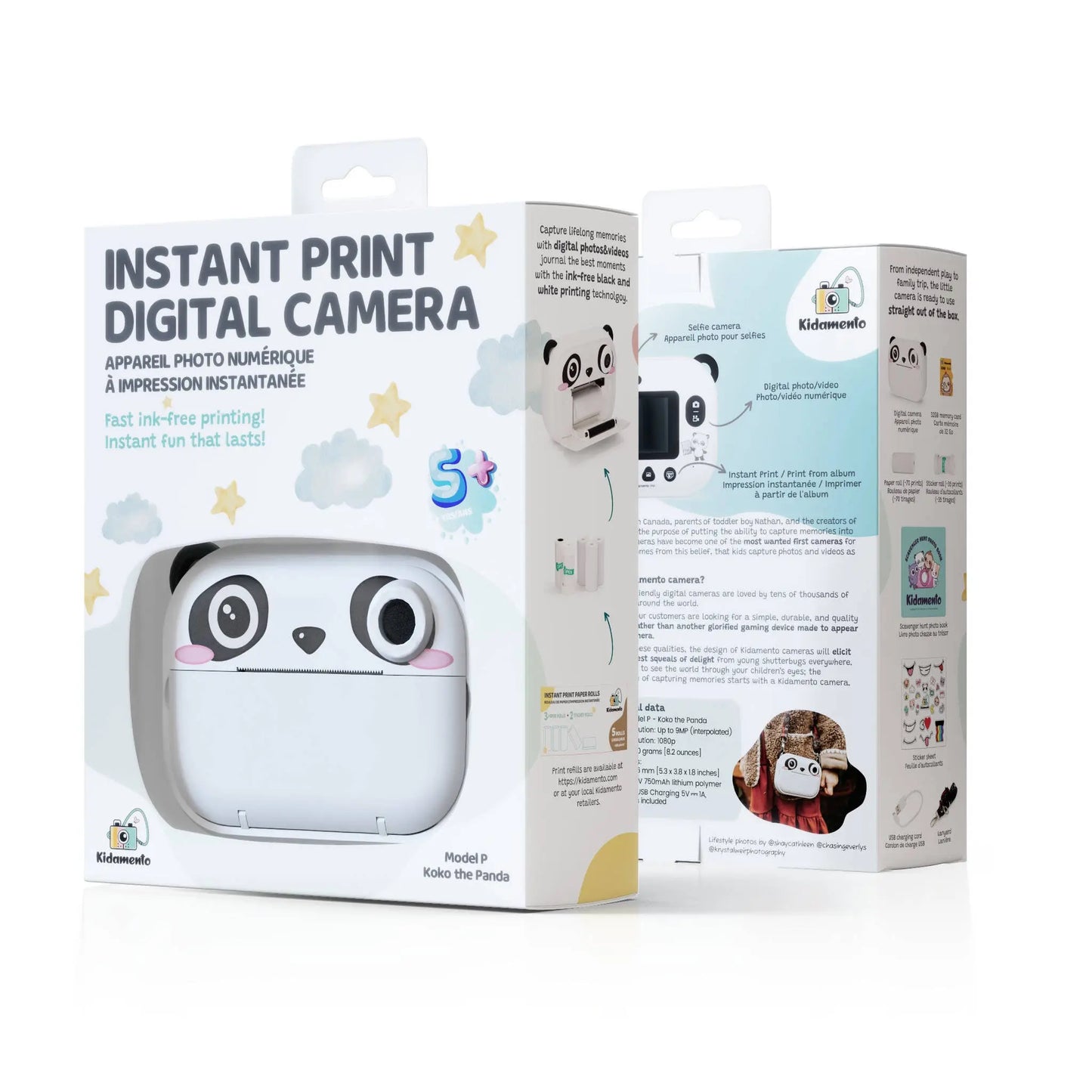 Kidamento - Koko the Panda - Print & Digital Camera - Model P Kidamento