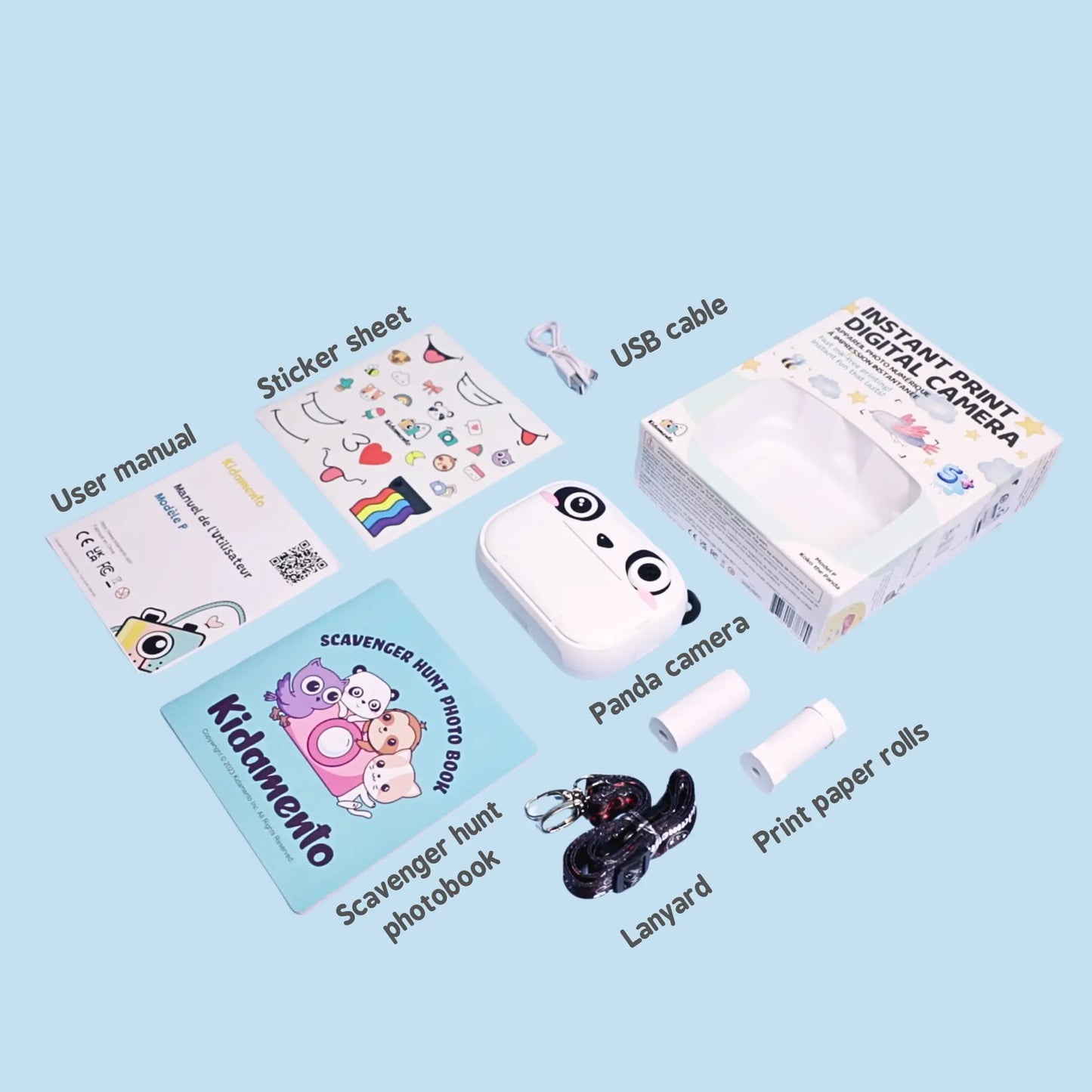 Kidamento - Koko the Panda - Print & Digital Camera - Model P Kidamento