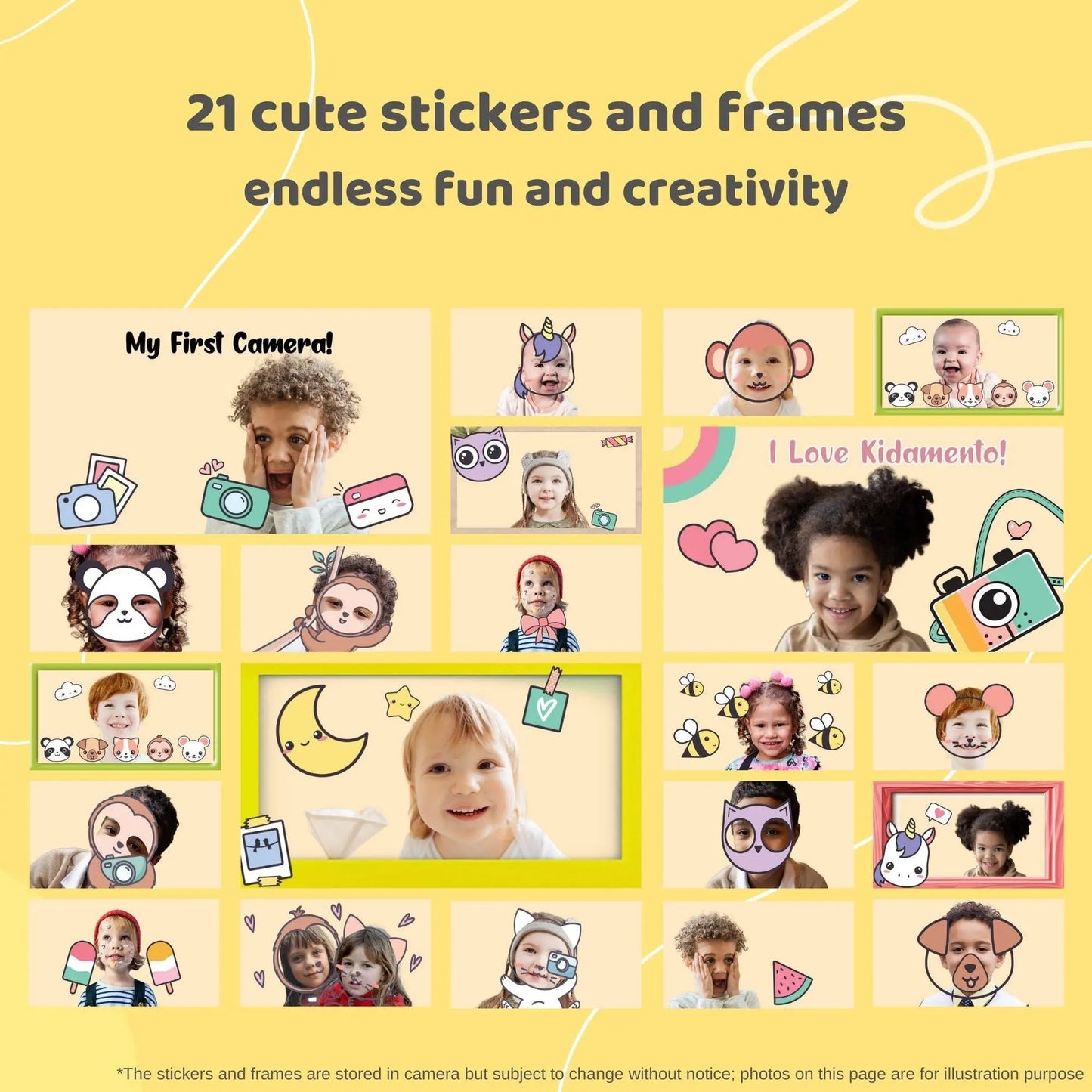 Kidamento - Mikayo the Bear - Kids Digital Camera - Model C Kidamento