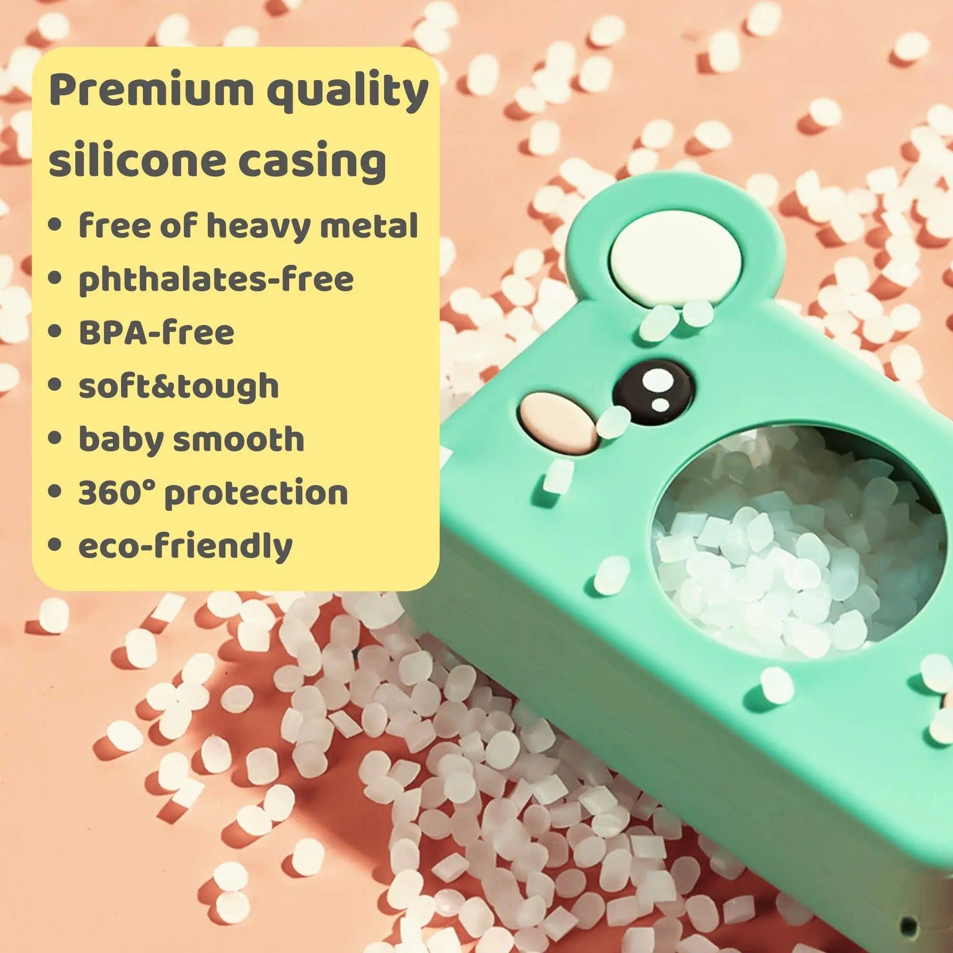 Kidamento - Mikayo the Bear - Kids Digital Camera - Model C Kidamento