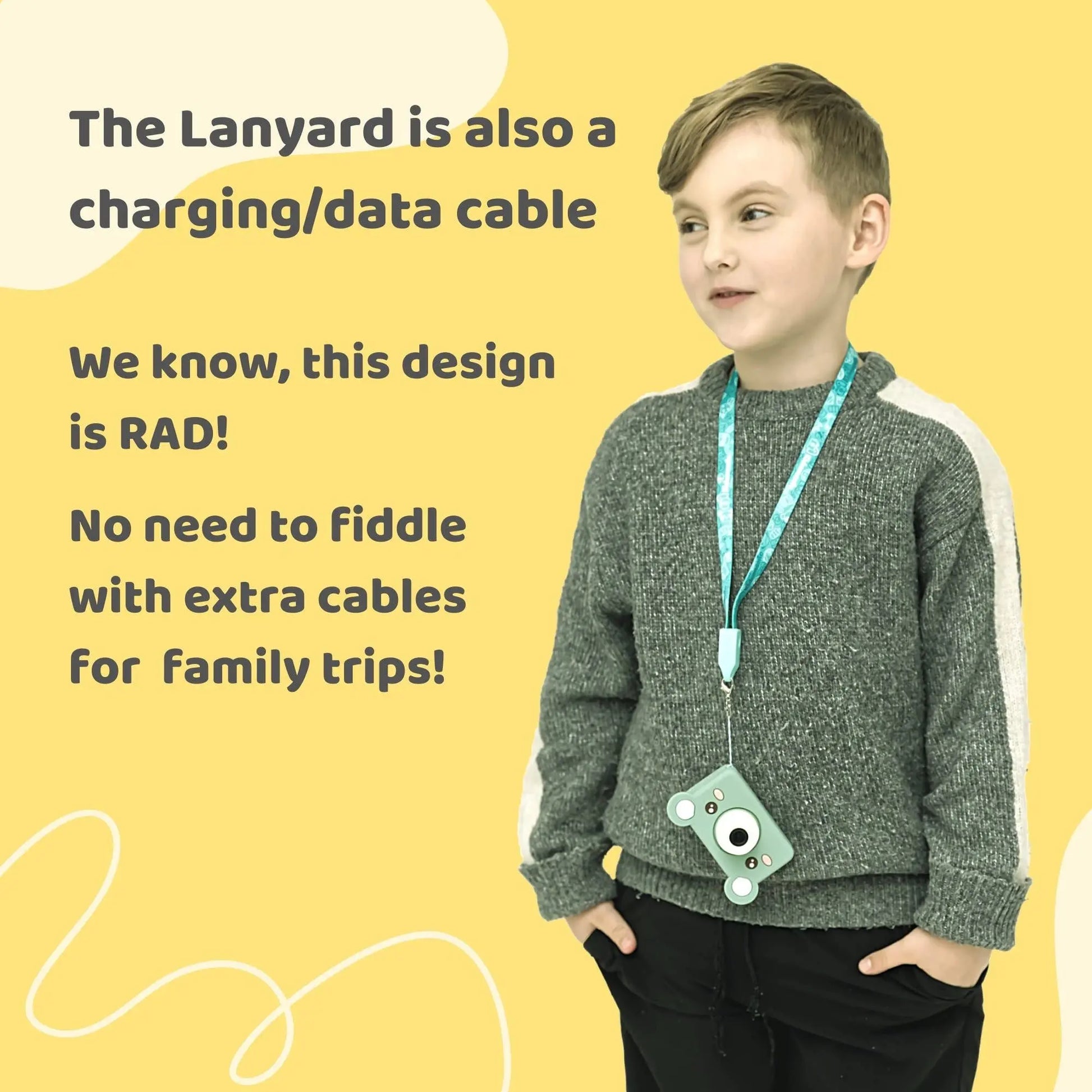 Kidamento - Mikayo the Bear - Kids Digital Camera - Model C Kidamento