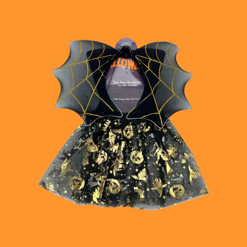 Kit 2 pieces Halloween - tutu and wings Cotillons D Alsace