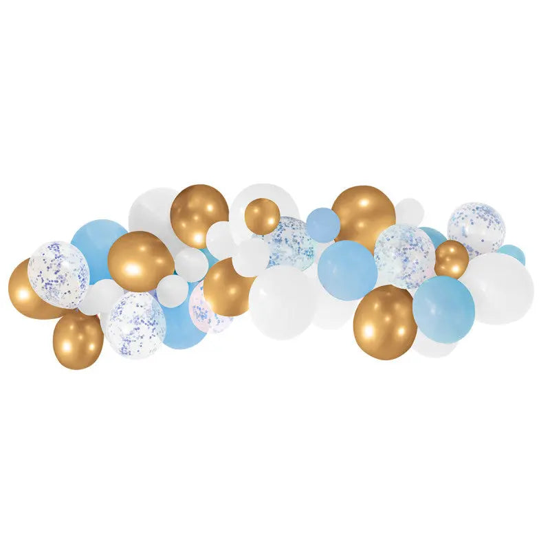 Kit de 50 ballons pour arche OR/BLEU cotillons Alsace
