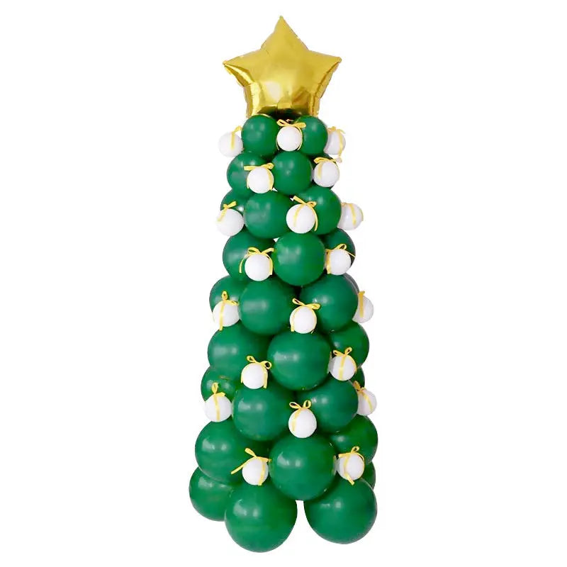 Kit décoration 92 ballons SAPIN DE NOEL cotillons Alsace