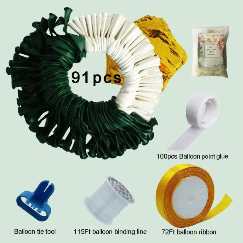 Kit décoration 92 ballons SAPIN DE NOEL cotillons Alsace