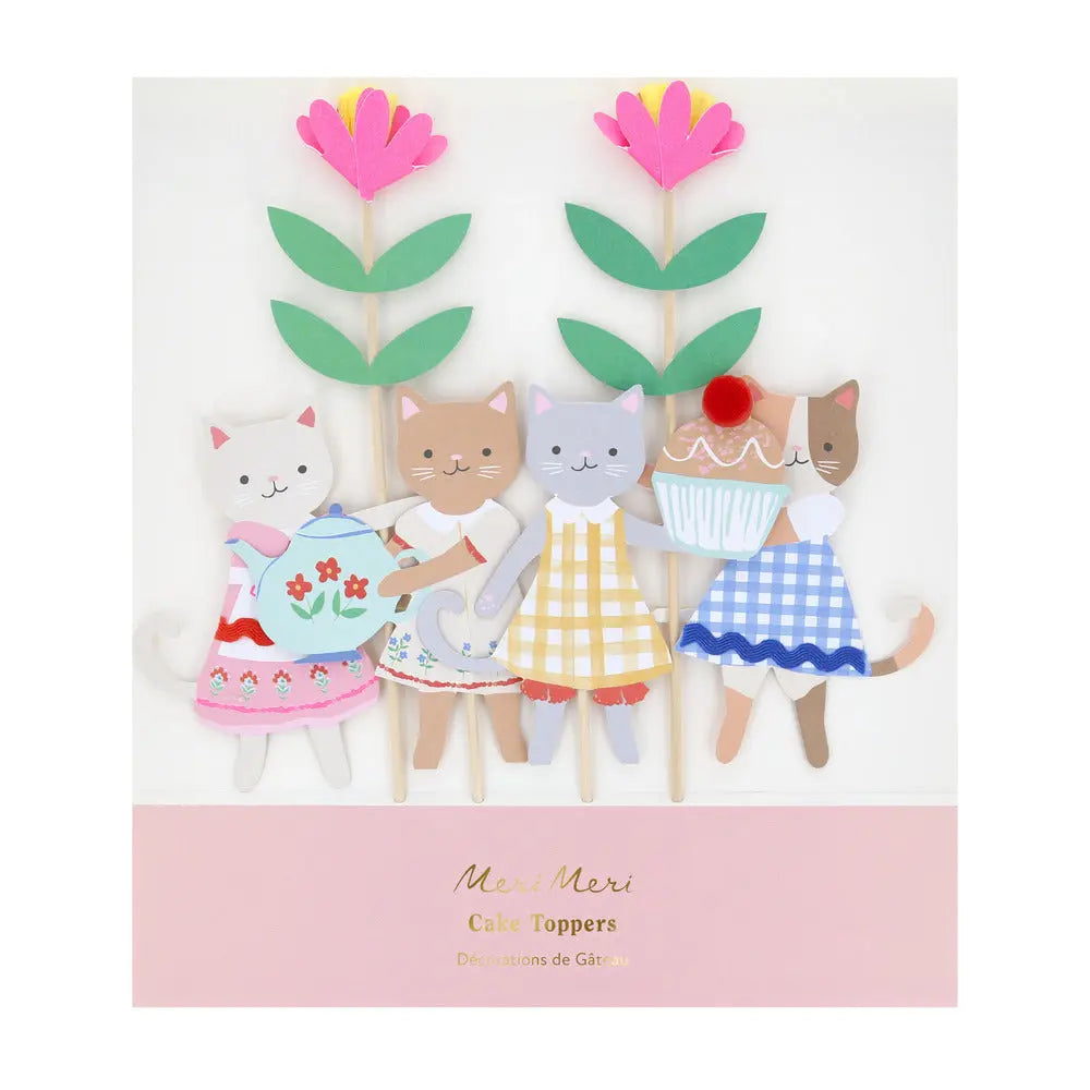 Kitten club cake toppers Meri Meri