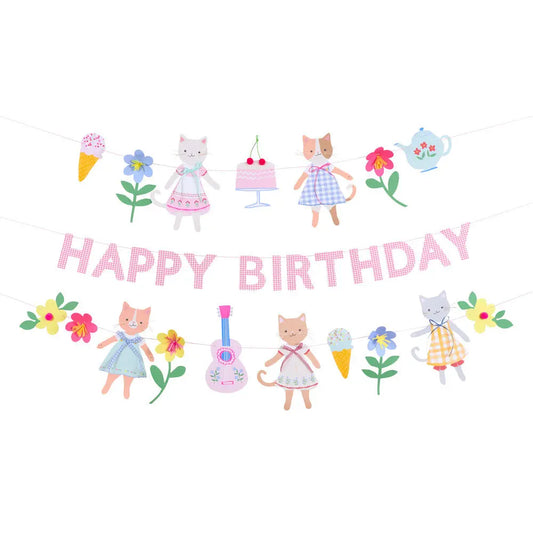 Kitten club garland set Meri Meri