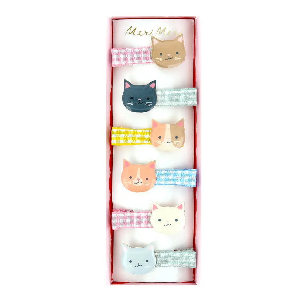 Kitten club hair clips Meri Meri