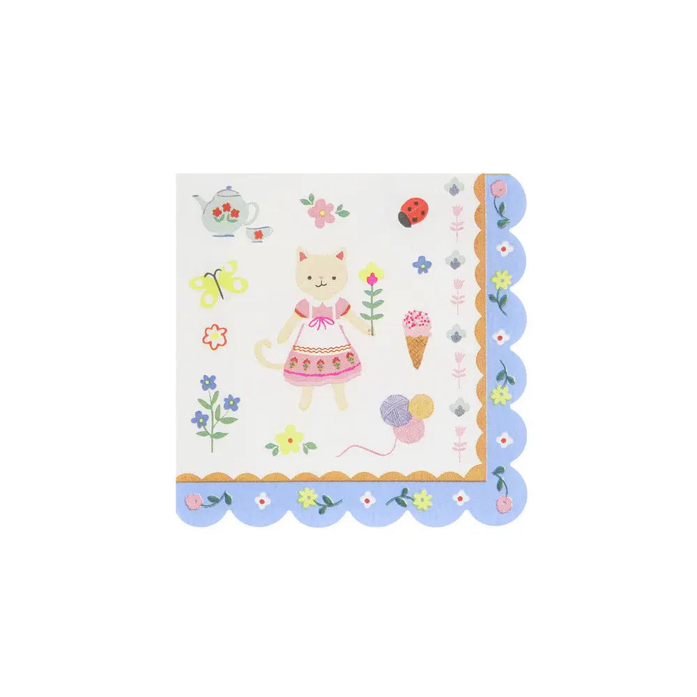 Kitten club napkins S Meri Meri