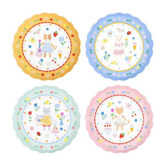 Kitten club side plates Meri Meri
