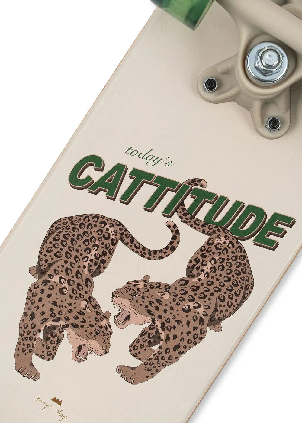 Konges Slojd - Cattitude skateboard with light up wheels Konges Slojd