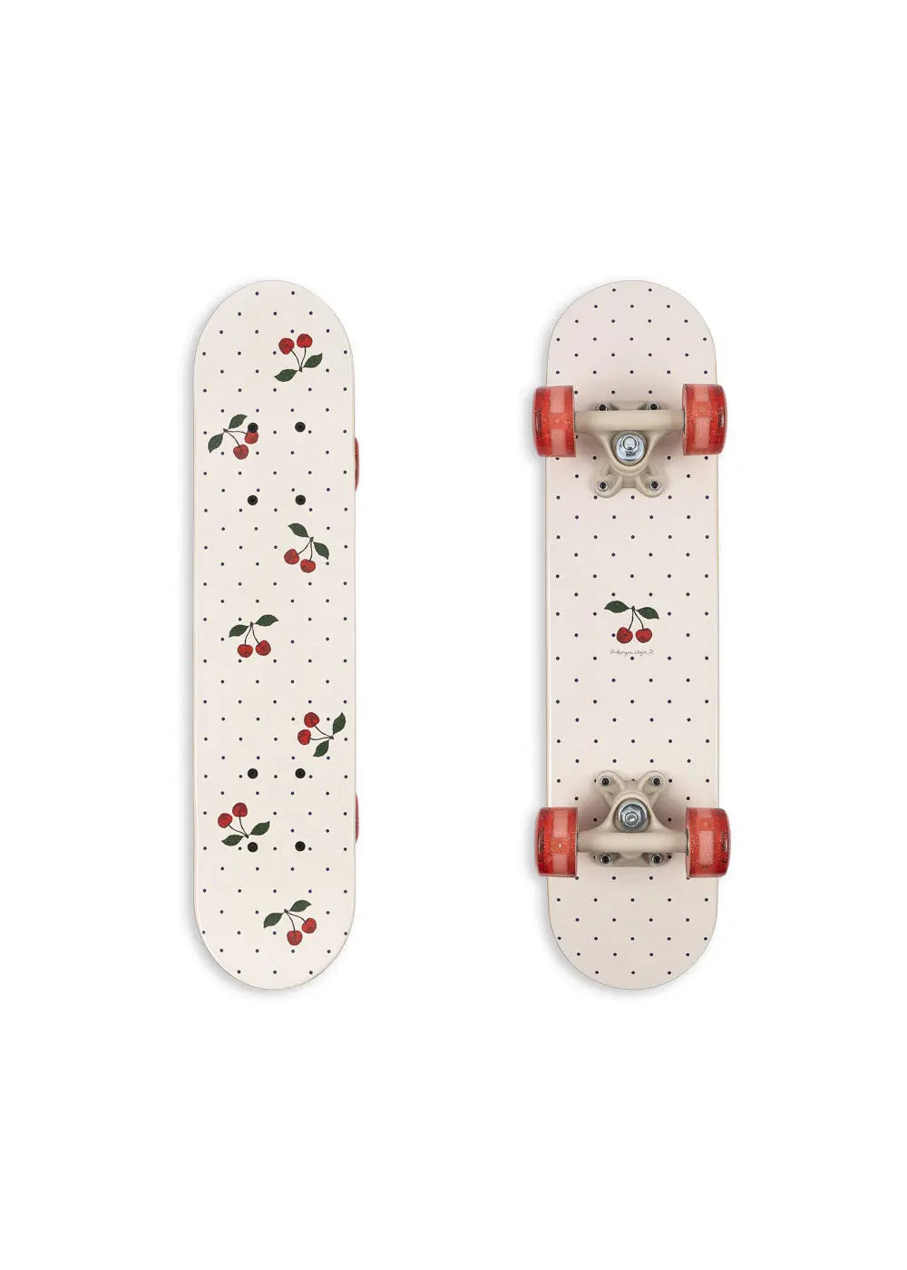 Konges Slojd - Navy dots skateboard with light up wheels Konges Slojd